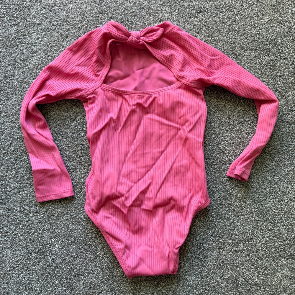 Old Navy Pink Long Sleeve Bodysuit